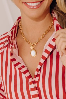 Susan Shaw Caroline Toggle Necklace